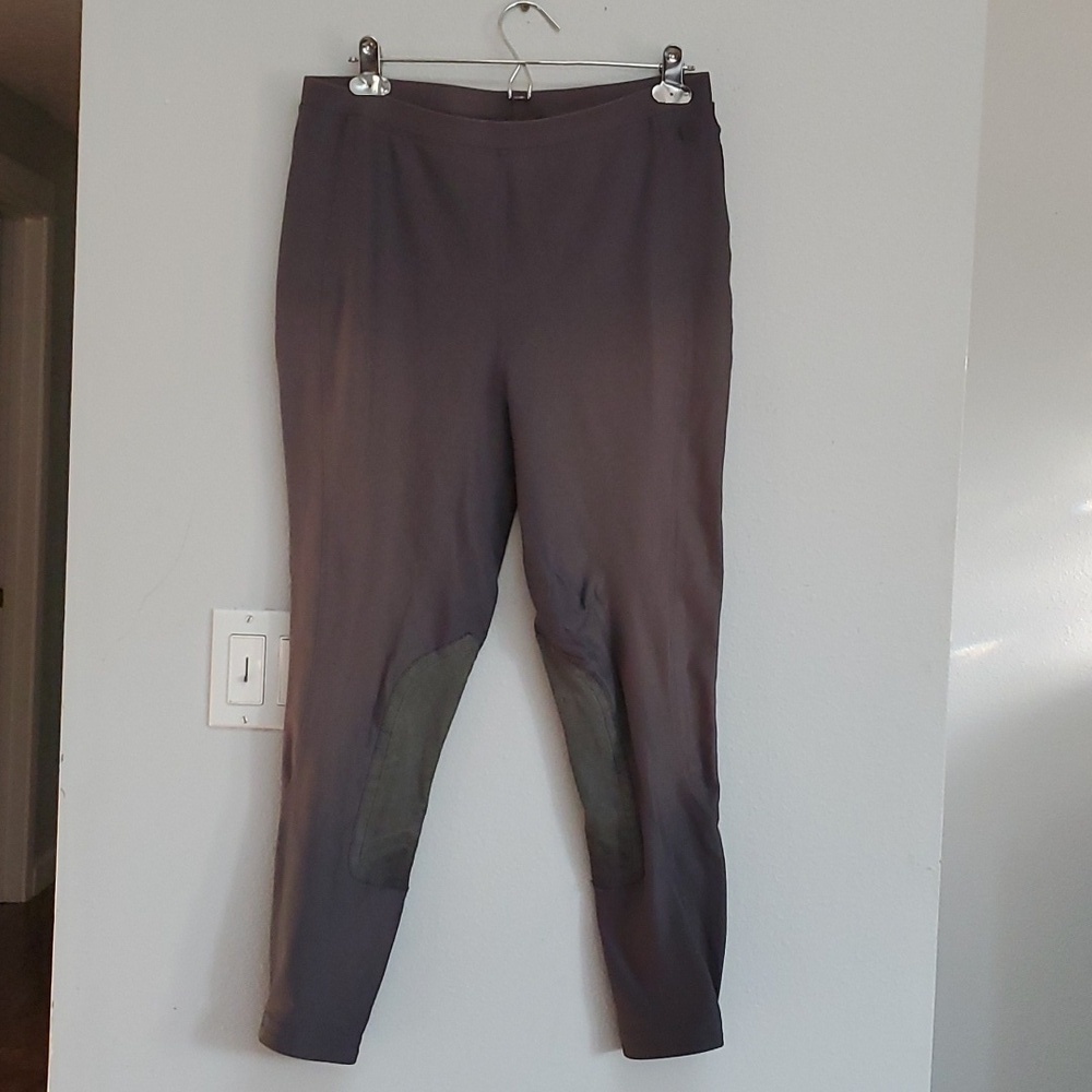 Ariat gray pull on britches